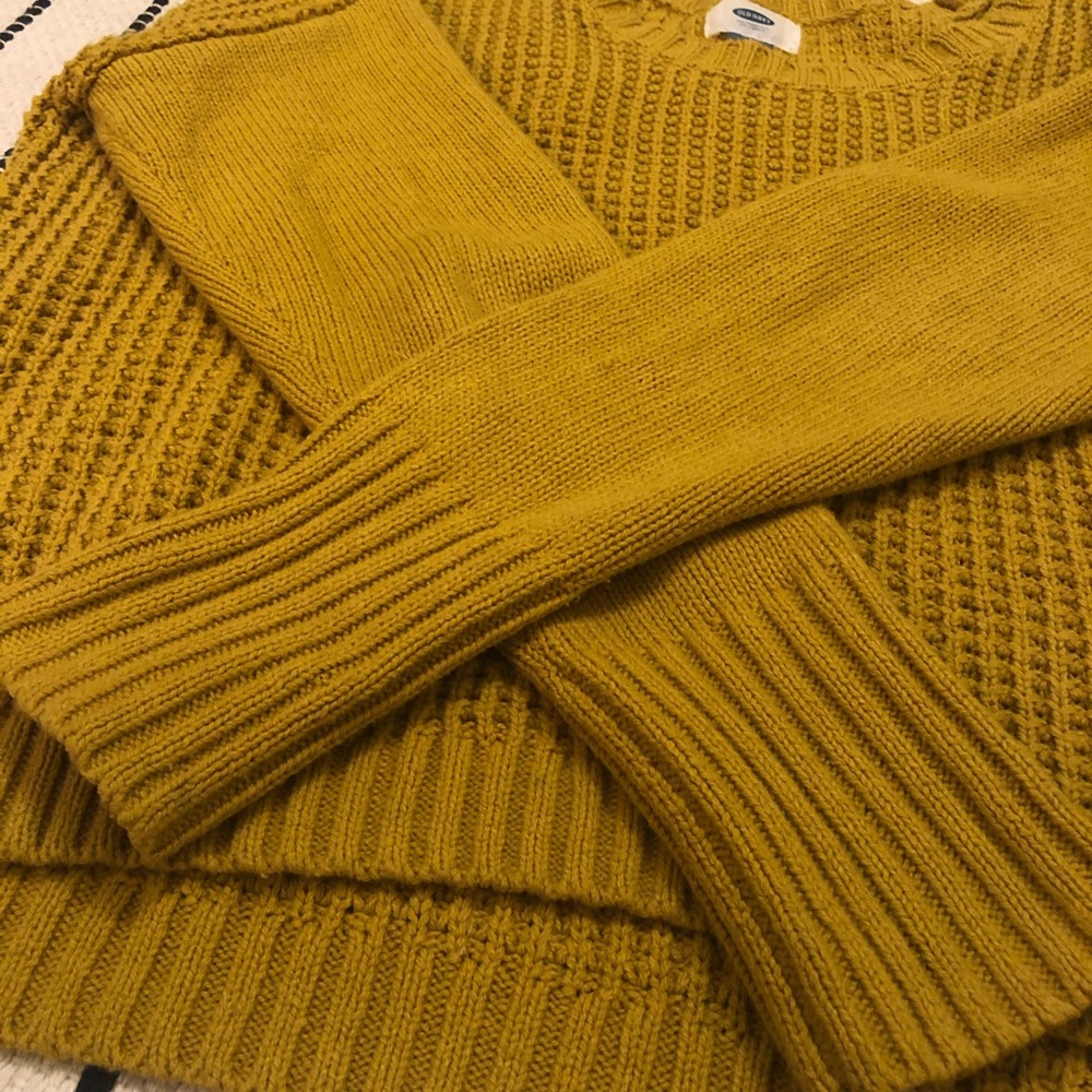 Old Navy Mustard Yellow Sweater